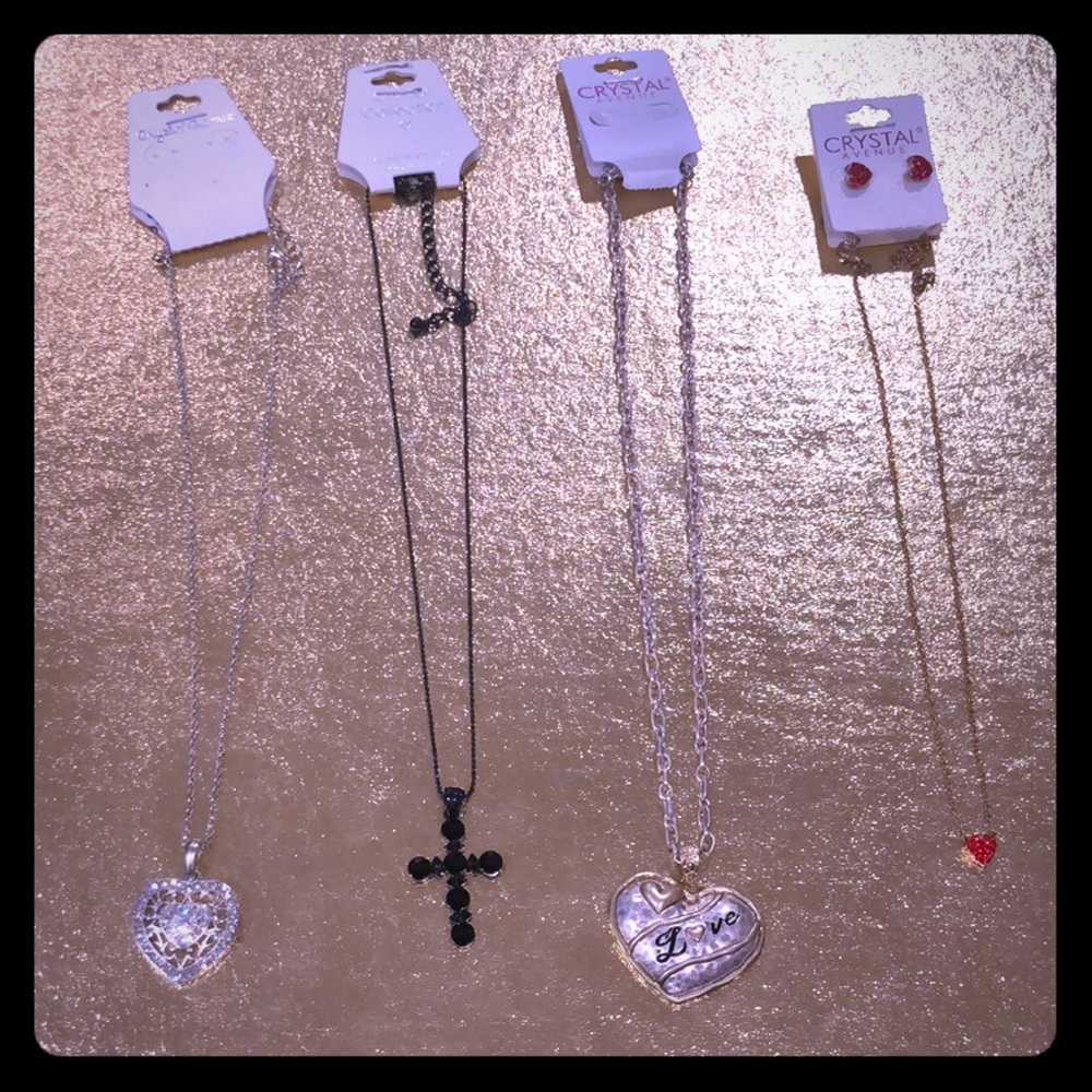 4 necklaces